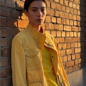 Style & Co. Yellow Utility Field Jacket